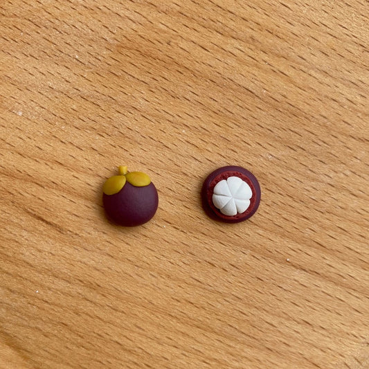Mangosteen Stud Earrings