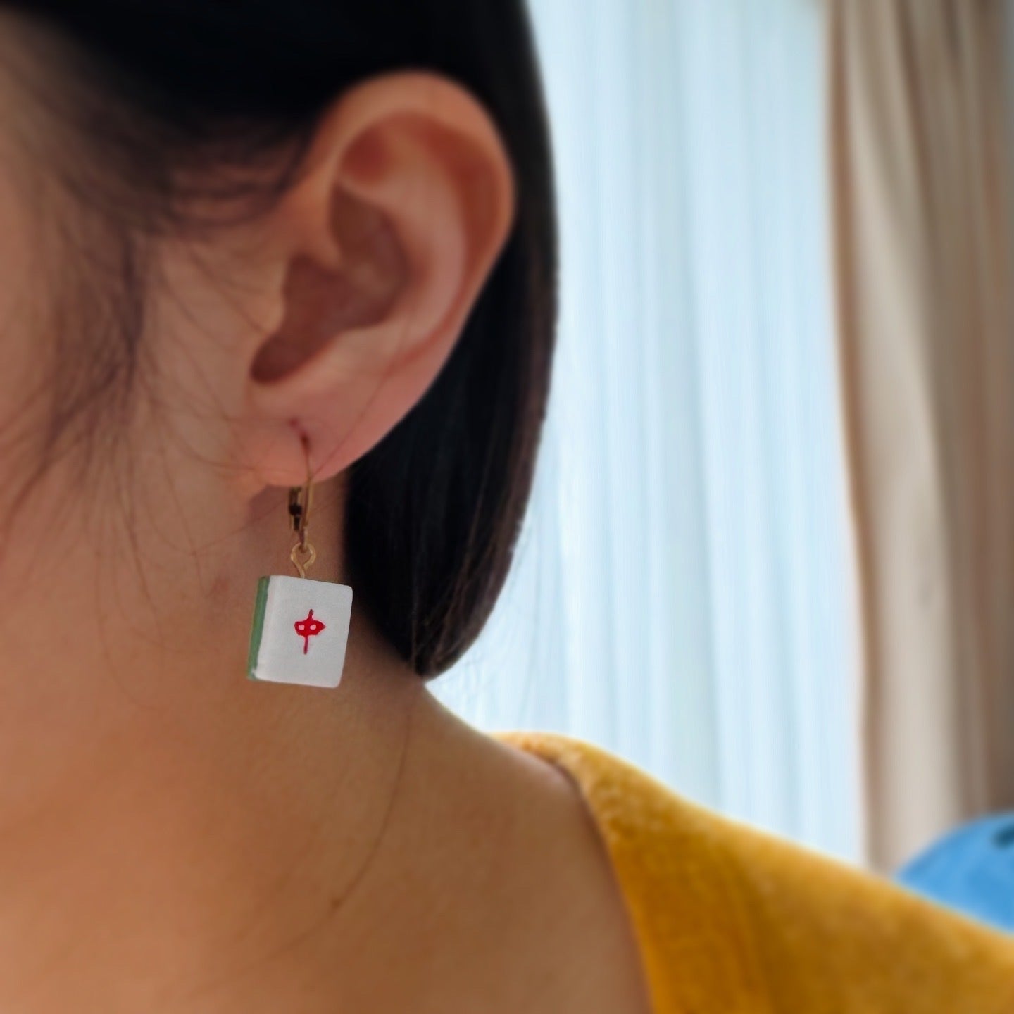 Mahjong Tiles Earrings (medium)