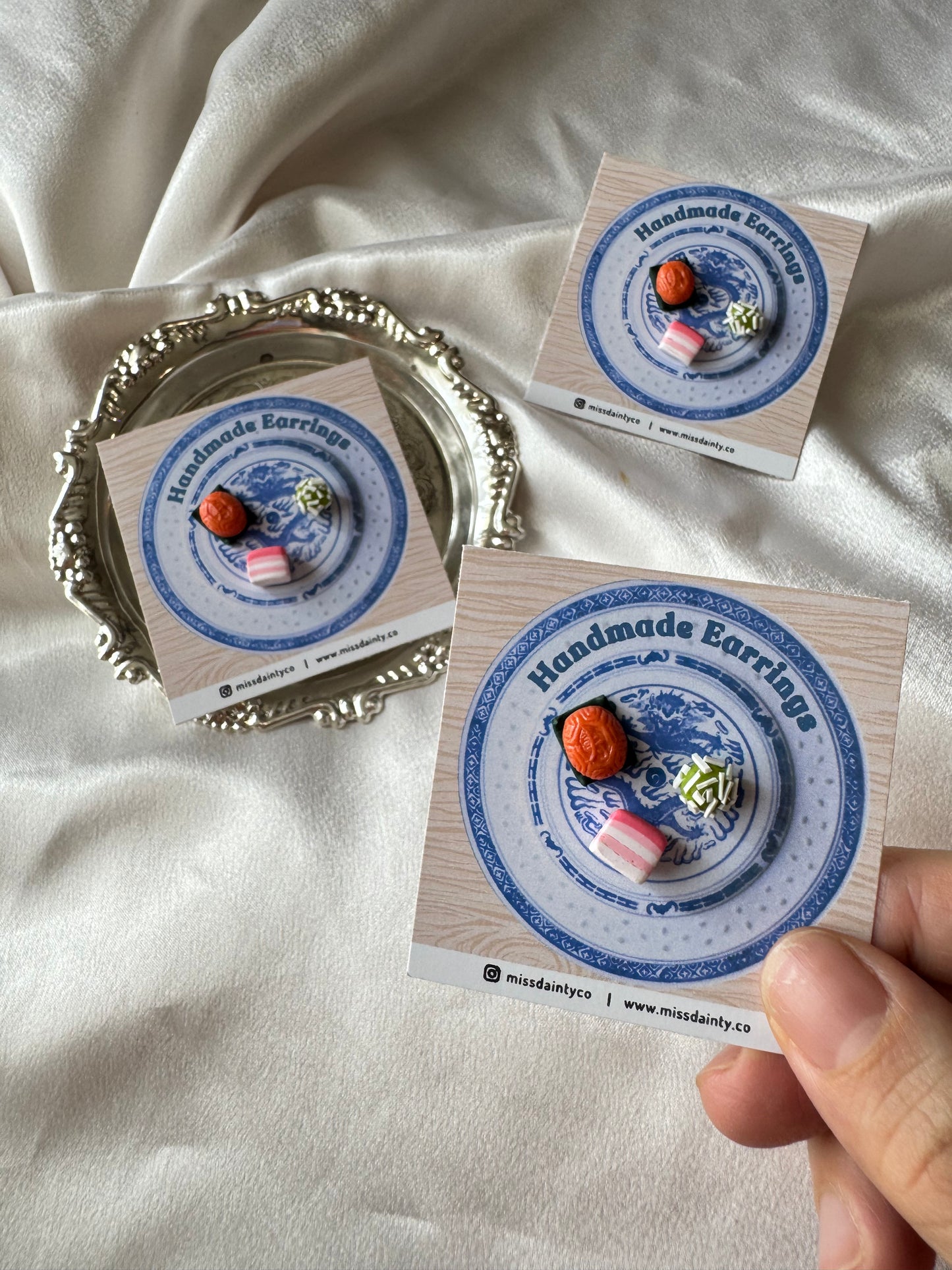 Nyonya Kueh Trio Studs Pack