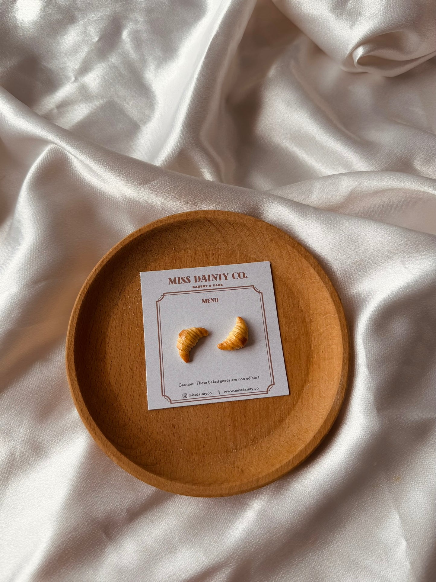 Croissant Stud Earrings