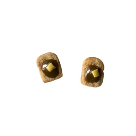 Kaya & Butter Toast Stud Earrings