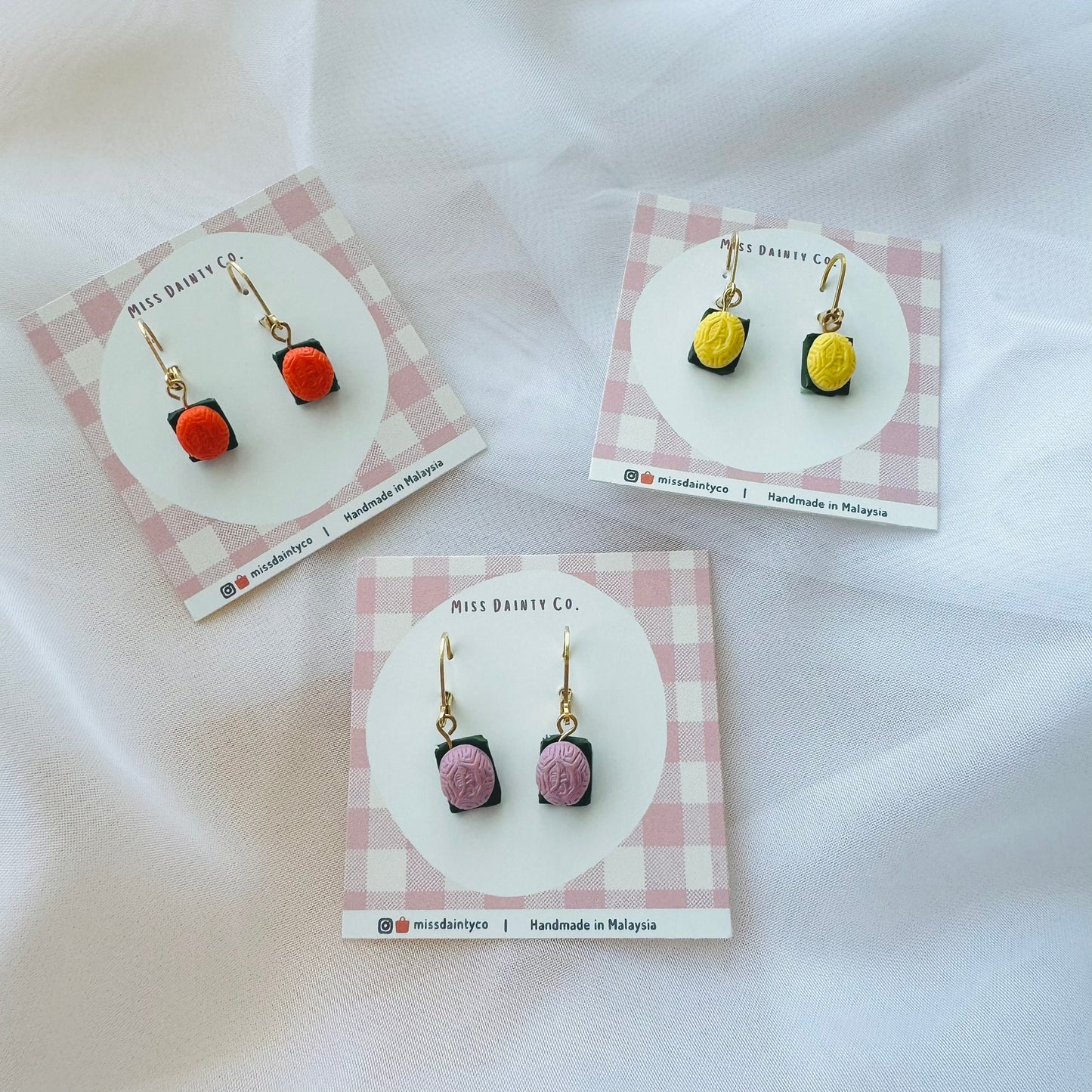 Ang Ku Kueh Earrings