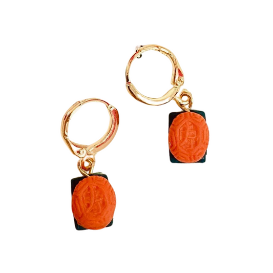Ang Ku Kueh Earrings