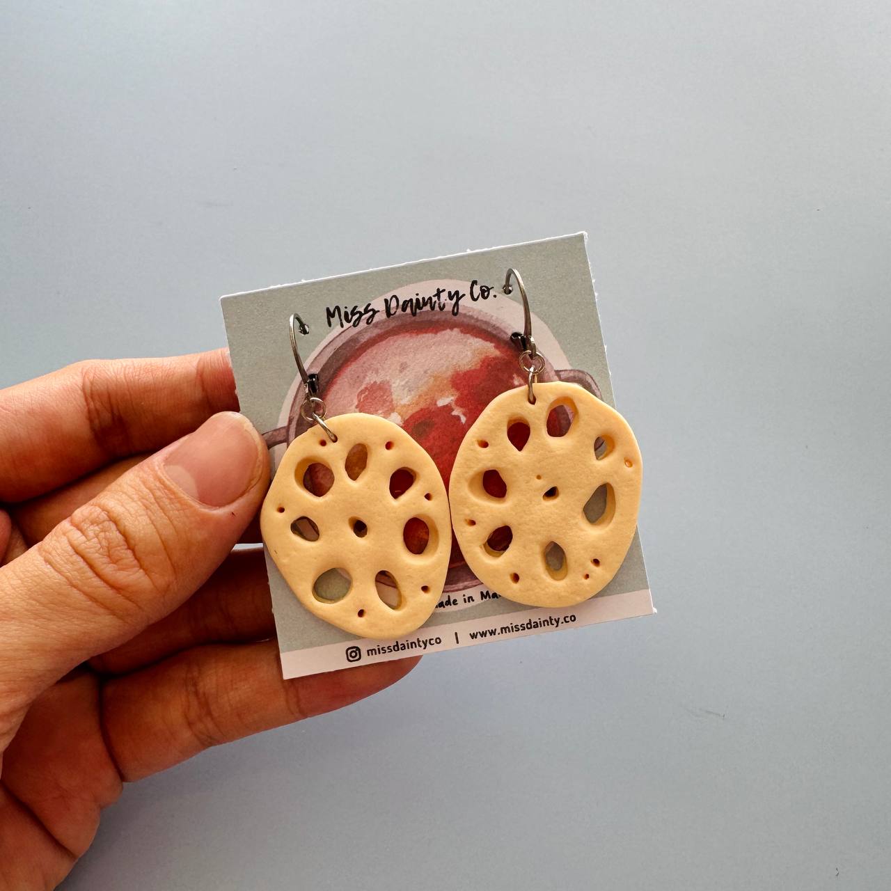 Lotus Root Earrings