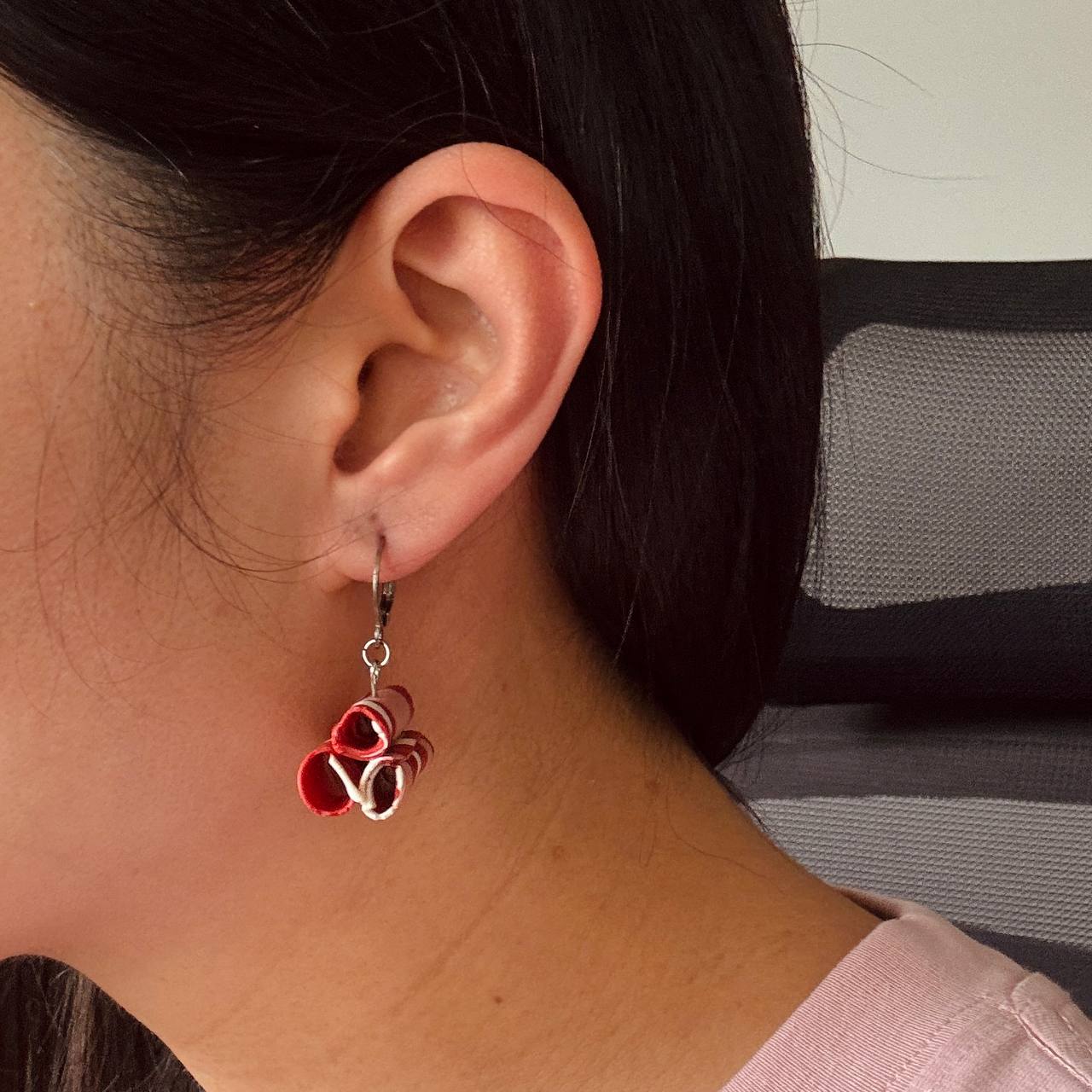 Sliced Shabu Meat Rolls Earrings
