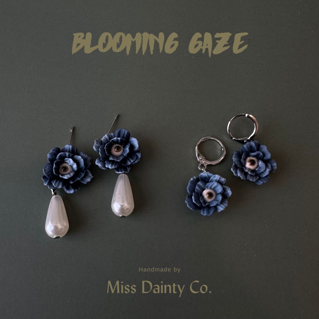 Blooming Gaze | Halloween Themed Earrings