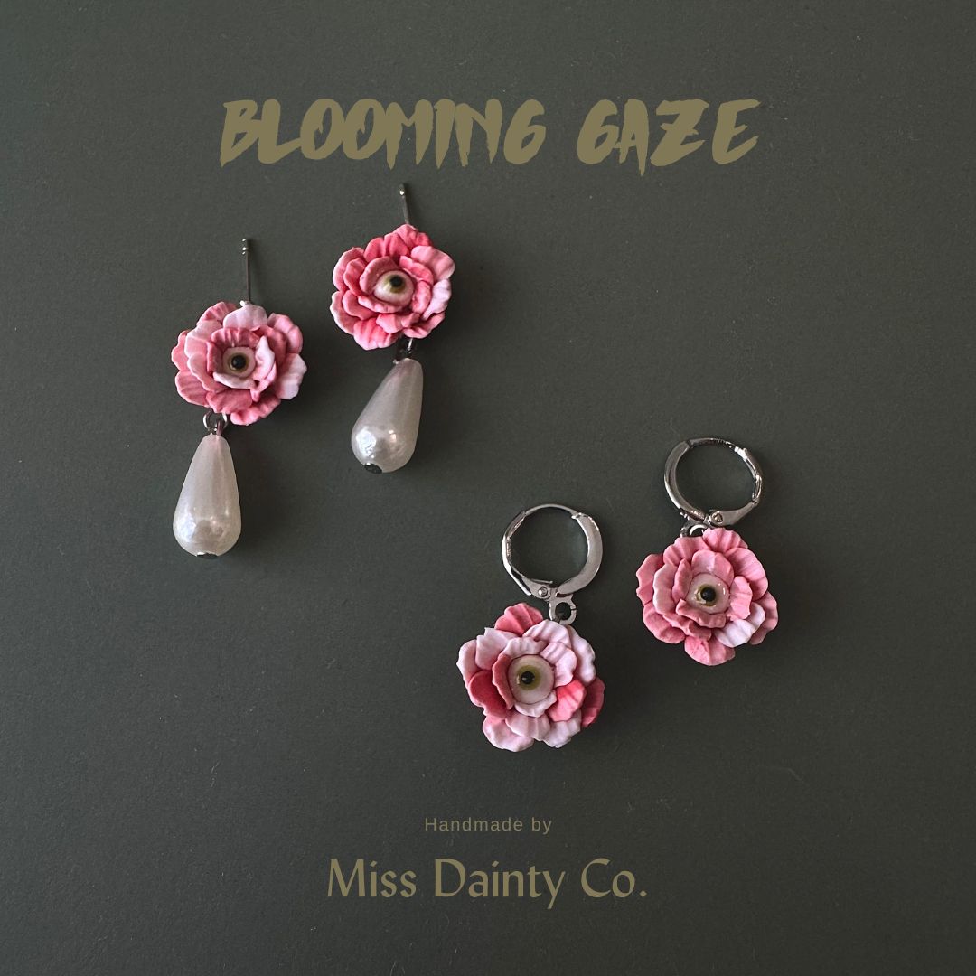 Blooming Gaze | Halloween Themed Earrings