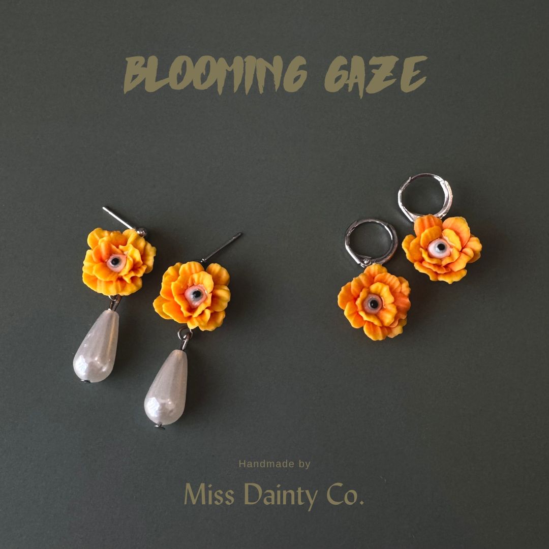 Blooming Gaze | Halloween Themed Earrings