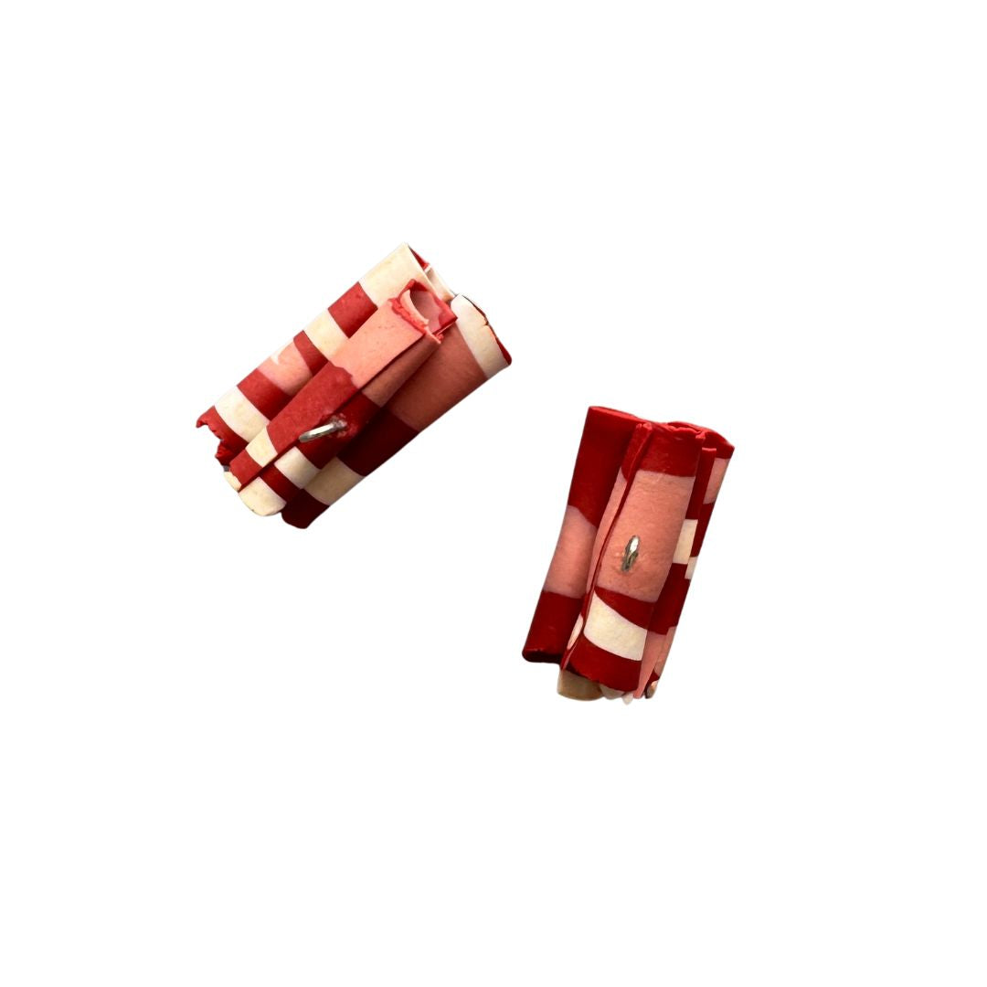 Sliced Shabu Meat Rolls Earrings