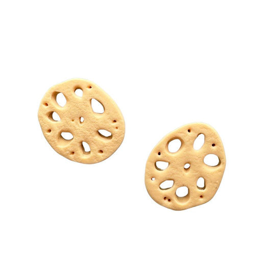 Lotus Root Earrings