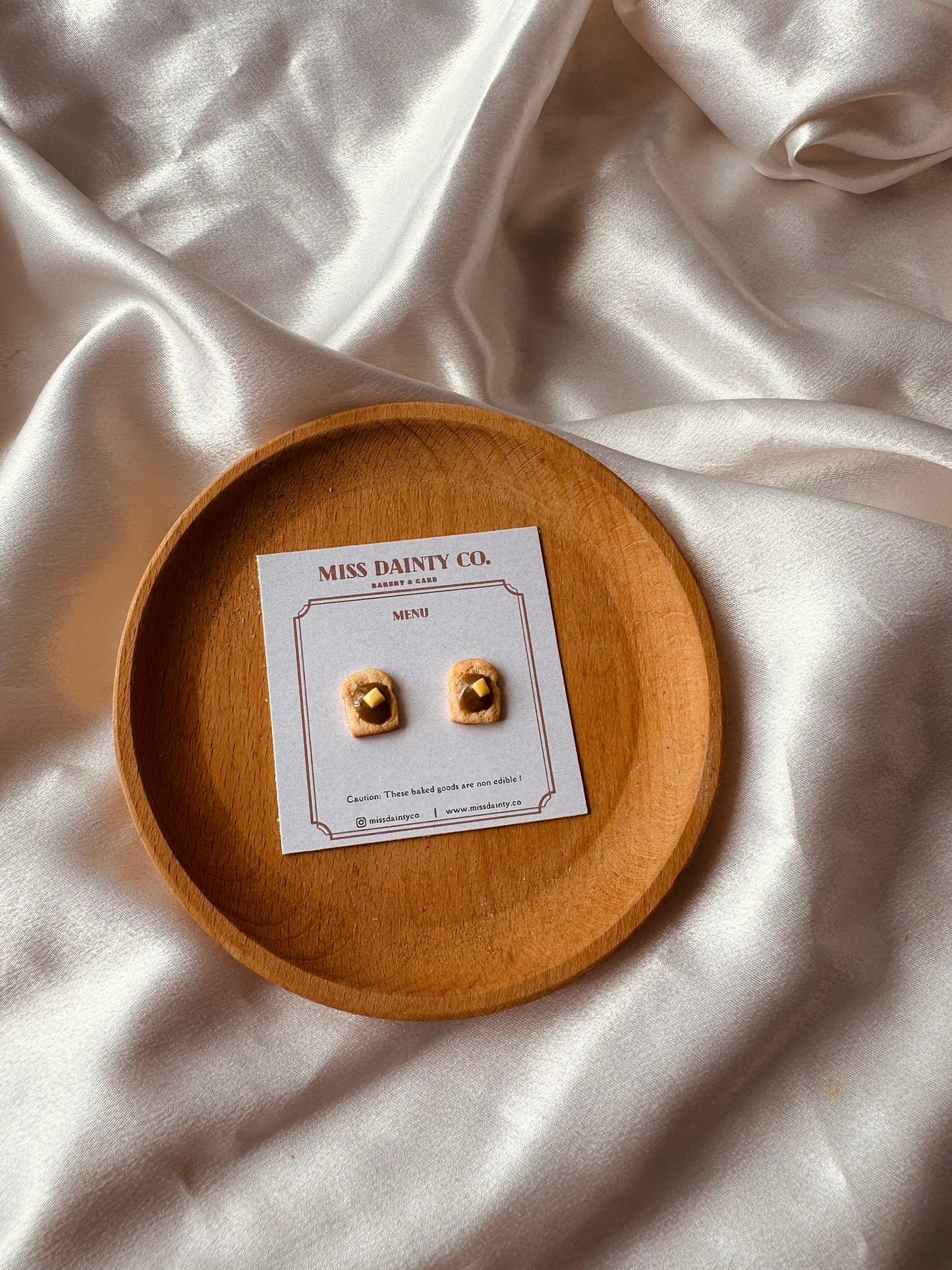 Kaya & Butter Toast Stud Earrings