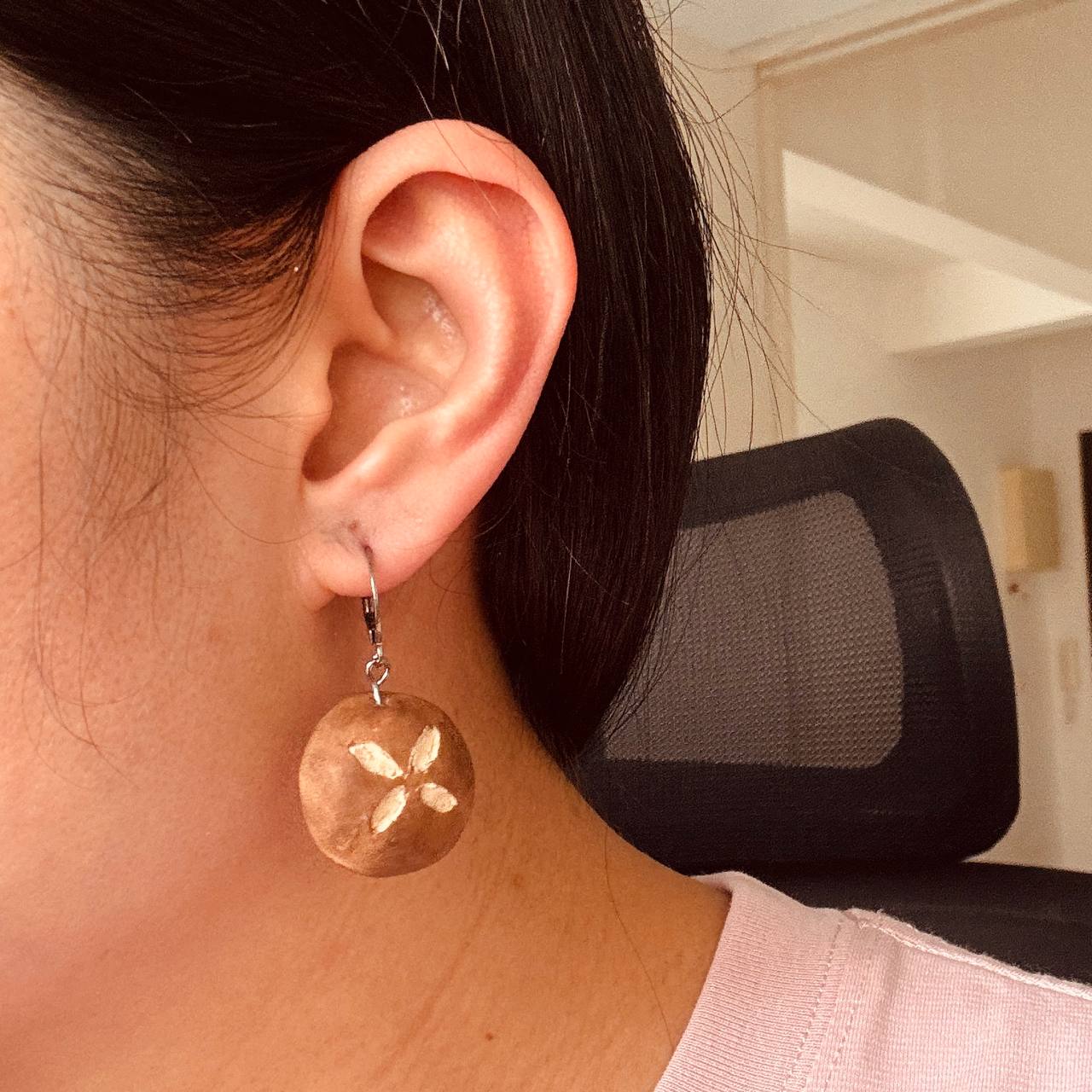 Shitake Mushroom Earrings
