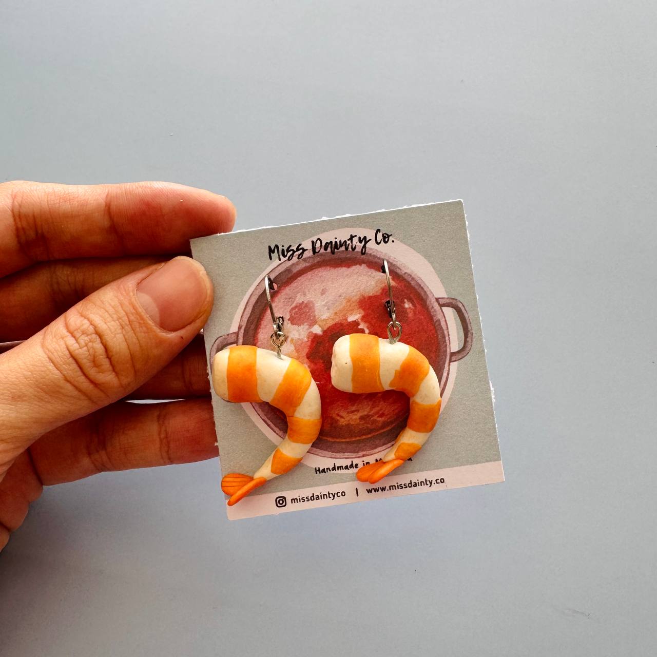 Shrimp Earrings