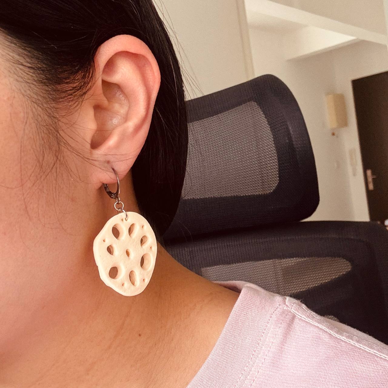 Lotus Root Earrings